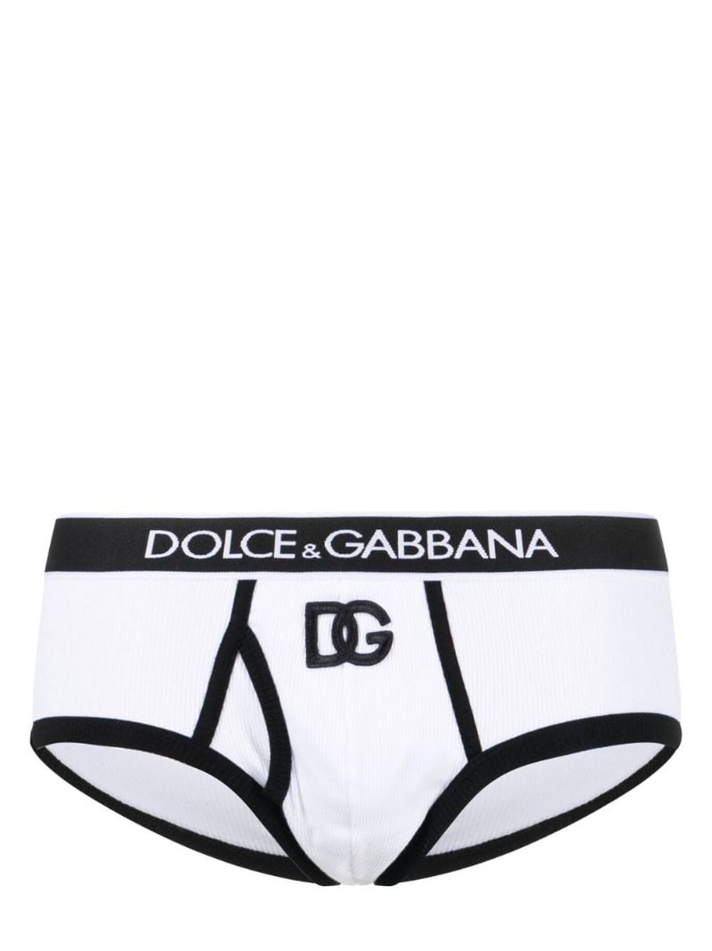 White Brando Ribbed Boxer Briefs