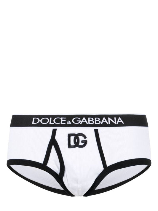 White Brando Ribbed Boxer Briefs