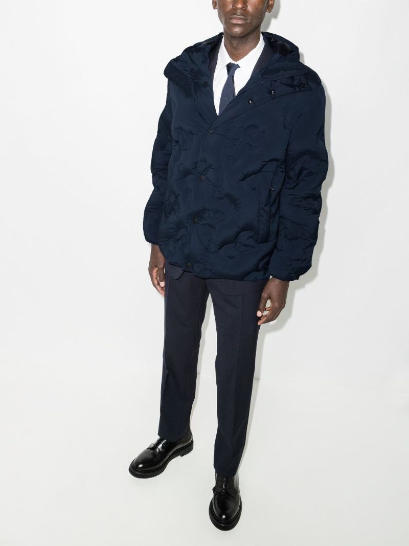 Quilted Dg Logo Coat