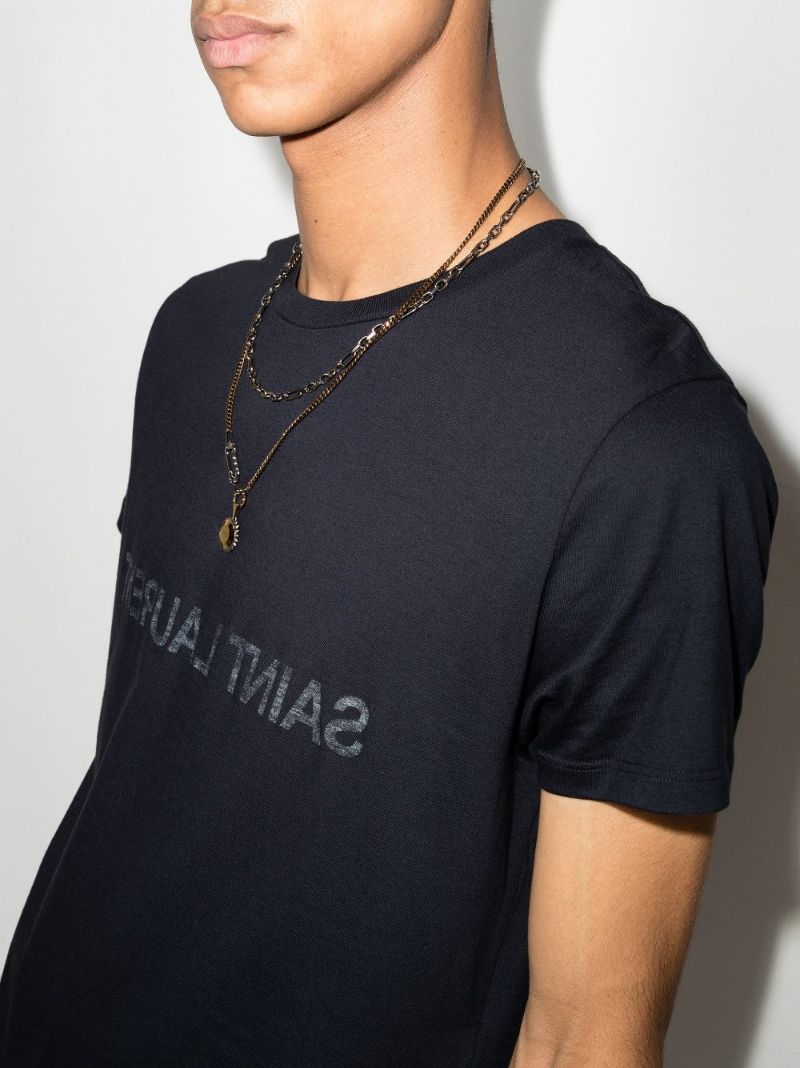 Reverse Logo Cotton T-shirt