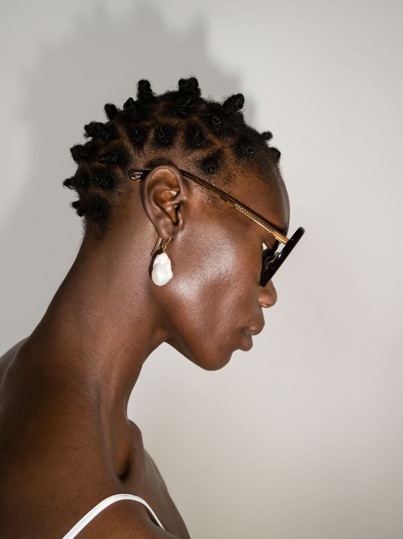 Brown Oversized Oval Sunglasses