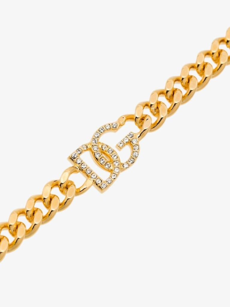 Triple Dg Logo Chain Necklace