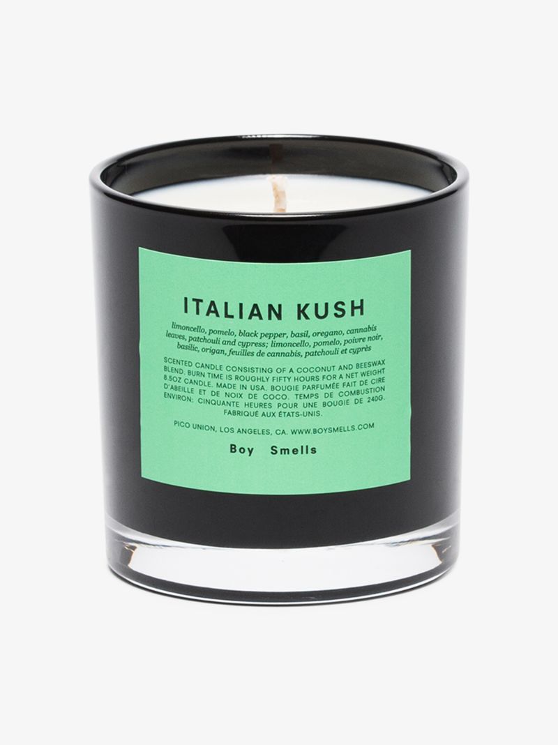 Black and White Italian Kush Candle