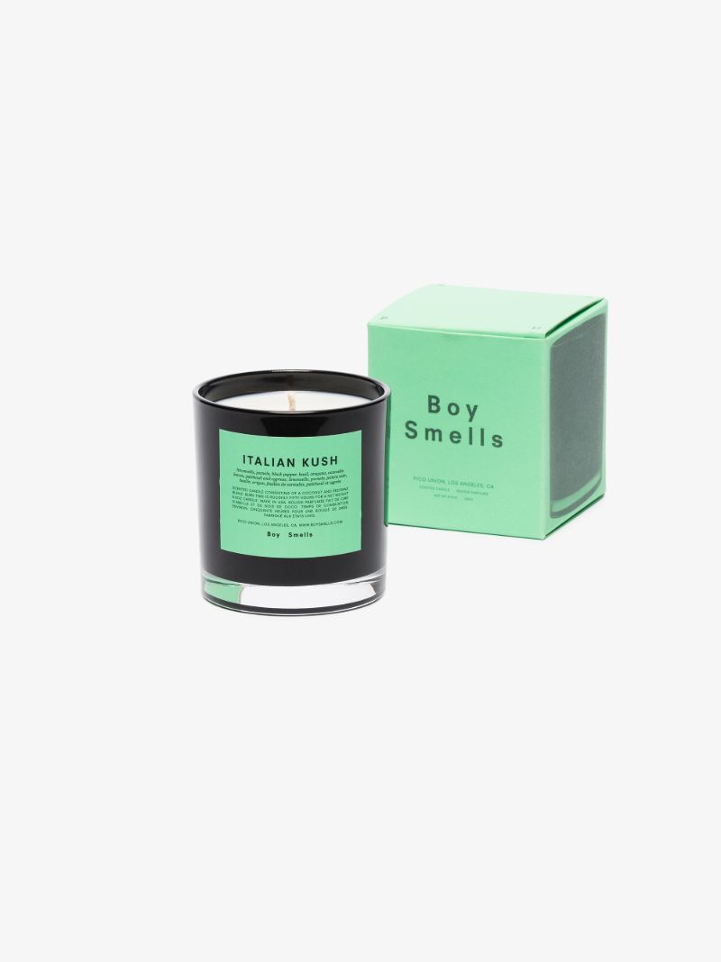 Black and White Italian Kush Candle