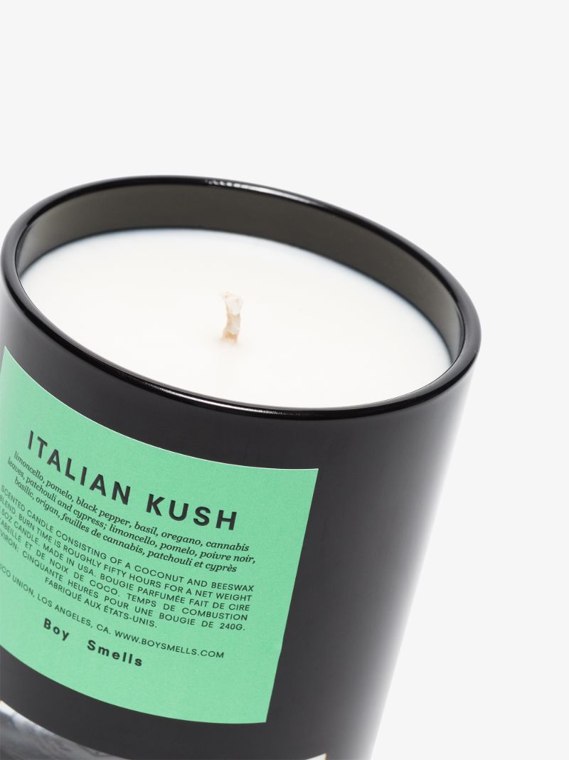 Black and White Italian Kush Candle