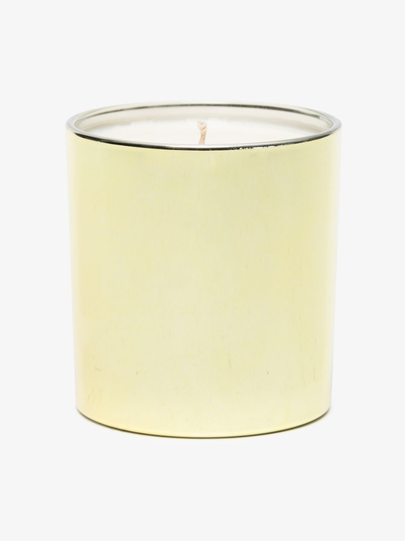 Gold Tone Polyamberous Candle