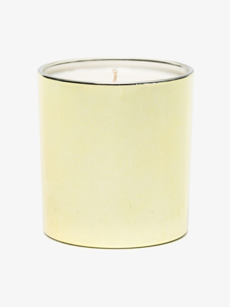 Gold Tone Polyamberous Candle