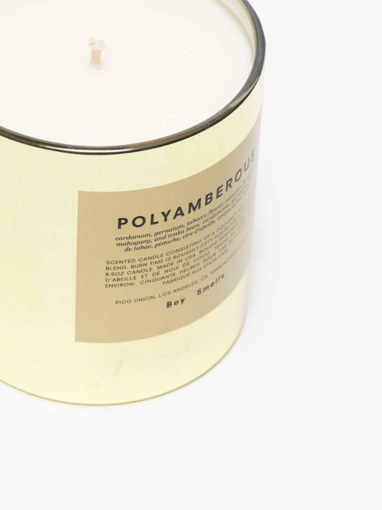 Gold Tone Polyamberous Candle