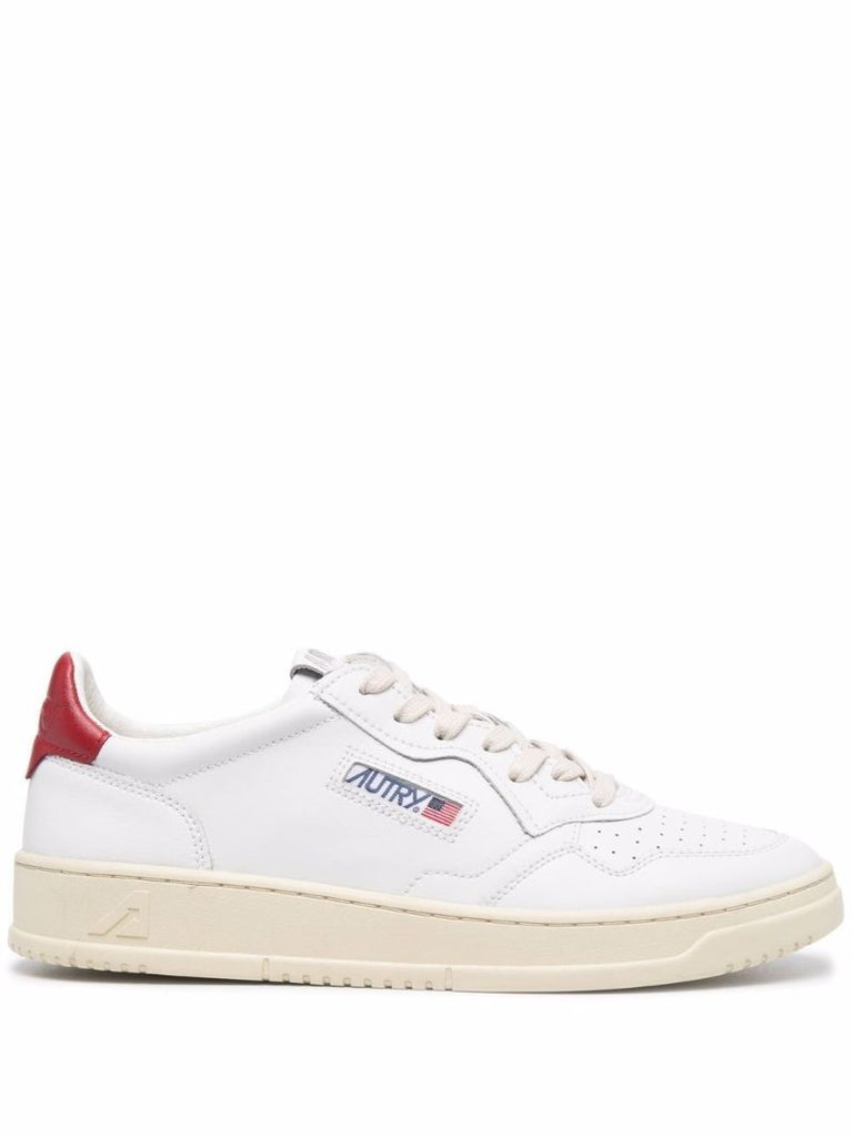 White Action Leather Sneakers