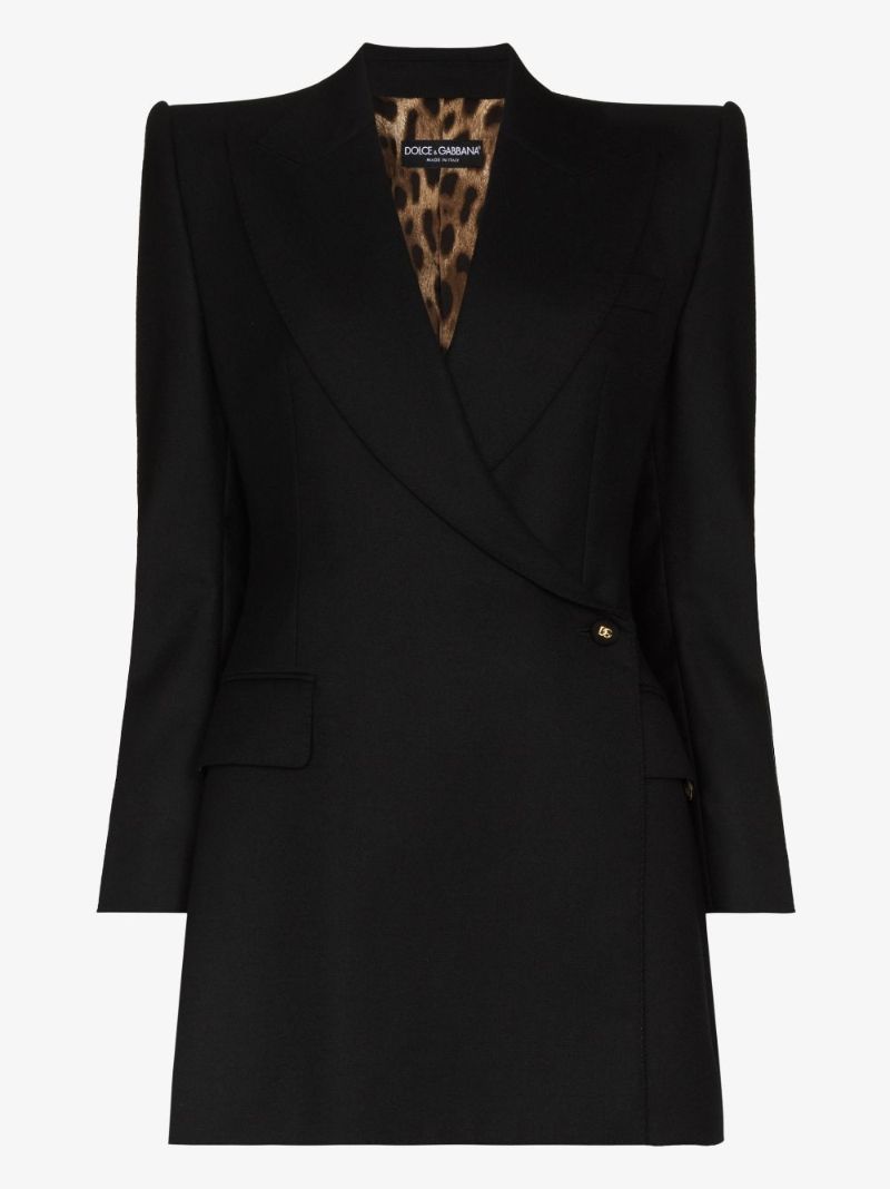 Double-breasted Longline Blazer
