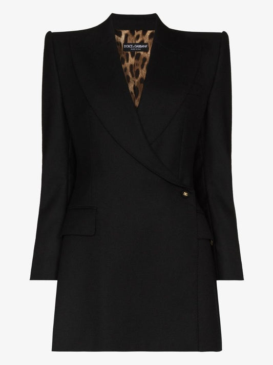 Double-breasted Longline Blazer