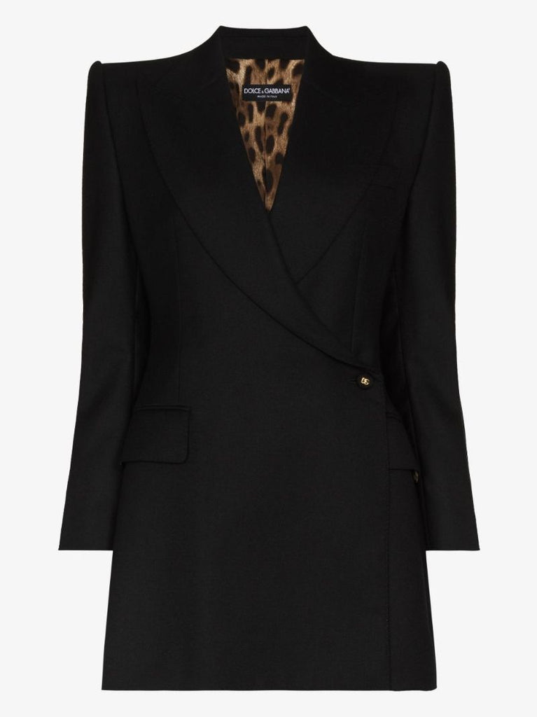 Double-breasted Longline Blazer