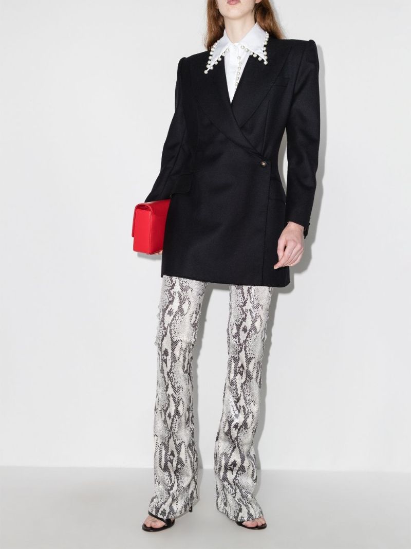 Double-breasted Longline Blazer