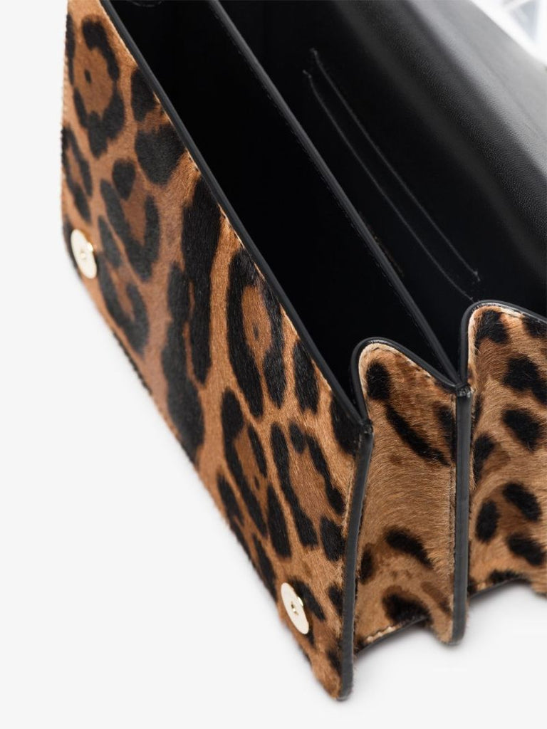 Brown 3.5 Leopard Print Cross Body Bag