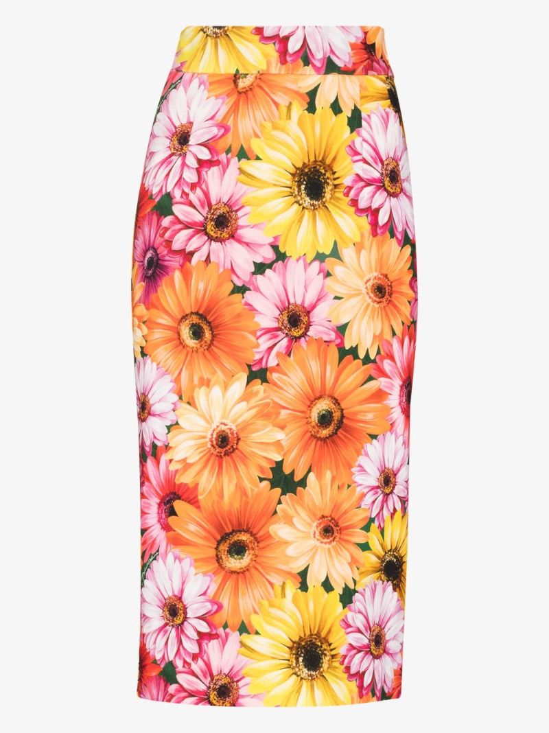 Cady Floral Print Pencil Skirt