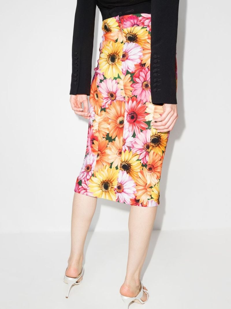 Cady Floral Print Pencil Skirt
