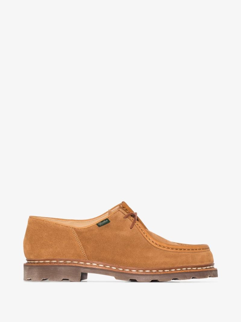 Brown Michael Suede Lace-up Shoes