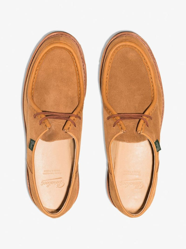 Brown Michael Suede Lace-up Shoes