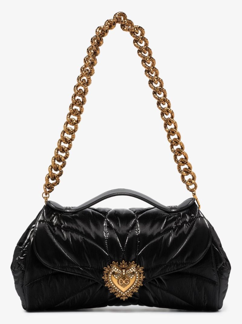 Black Devotion Quilted Leather Shoulder Bag