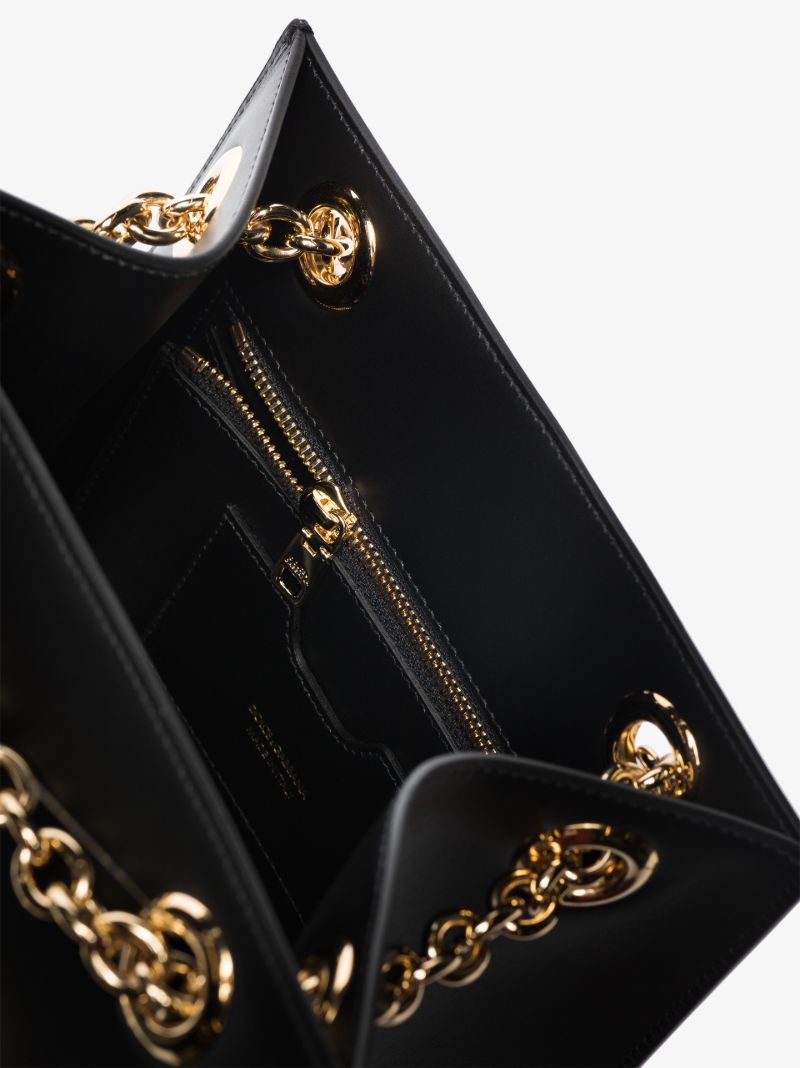 Black 3.5 Leather Shoulder Bag