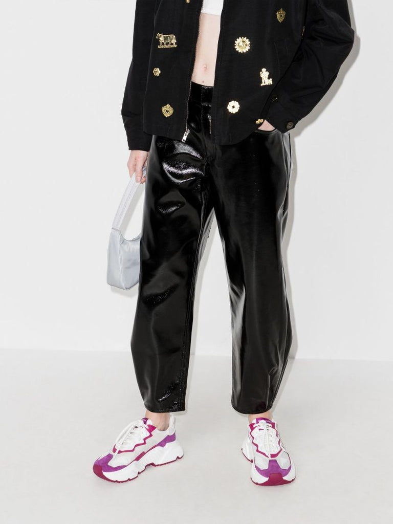 White Daymaster Leather Sneakers