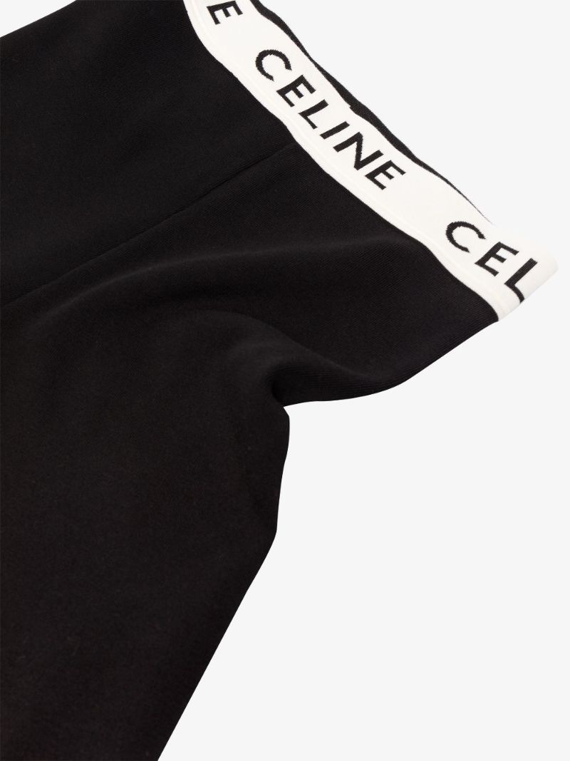 Logo High Waist Knitted Shorts