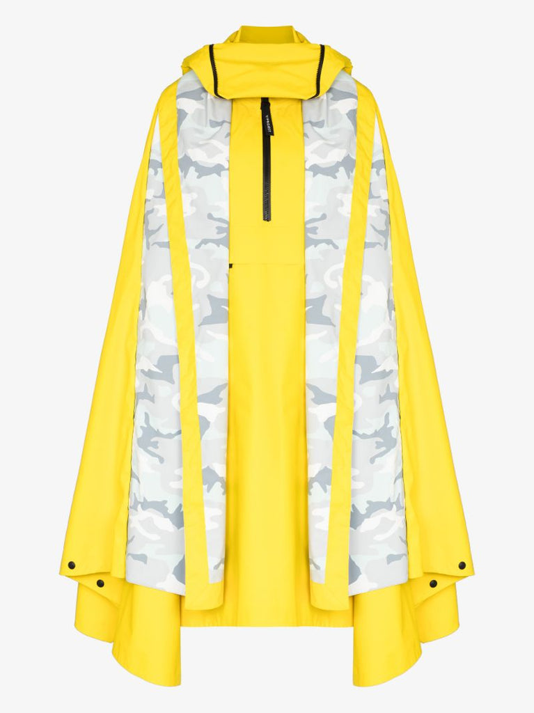 X Canada Goose Field Poncho Camouflage Raincoat