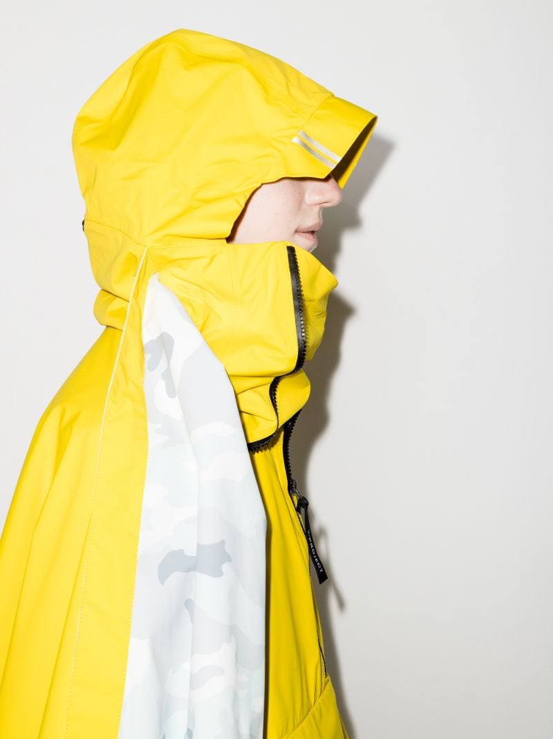 X Canada Goose Field Poncho Camouflage Raincoat