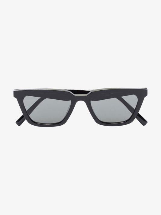 Black Gentle Again Rectangular Sunglasses