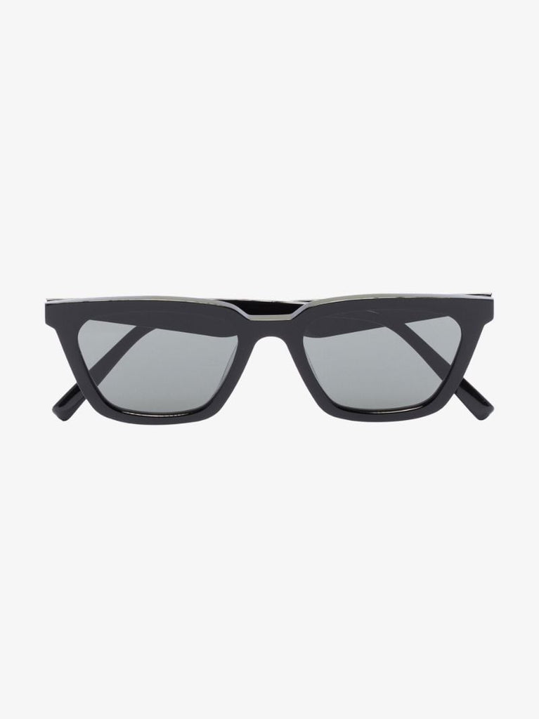 Black Gentle Again Rectangular Sunglasses