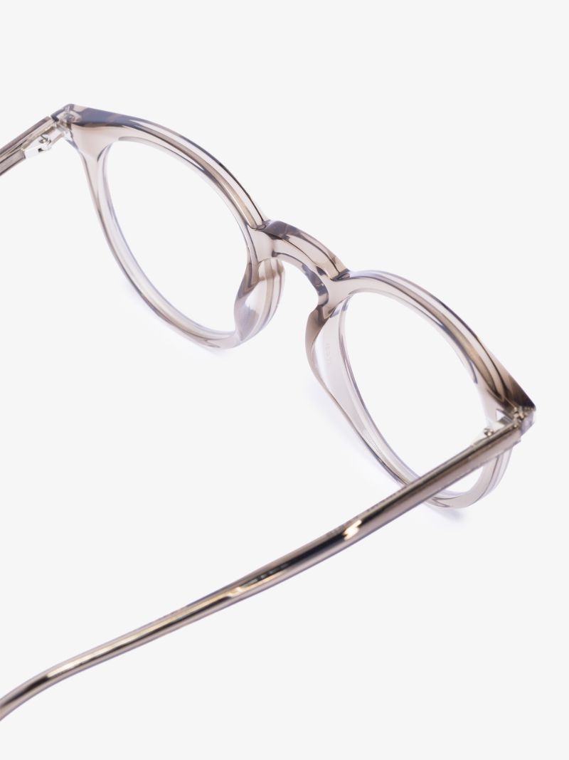 Brown Acetate Round Glasses