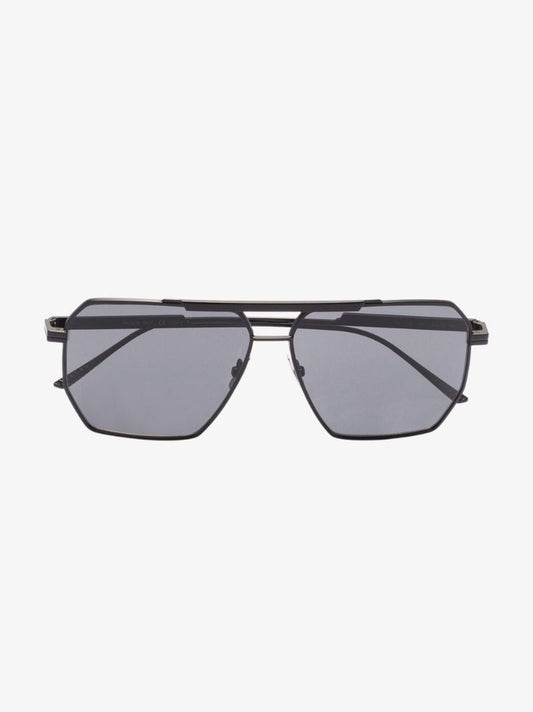 Black Bond Pilot-style Sunglasses