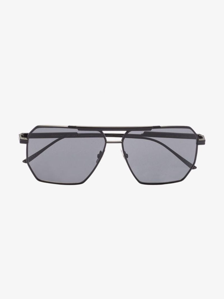 Black Bond Pilot-style Sunglasses