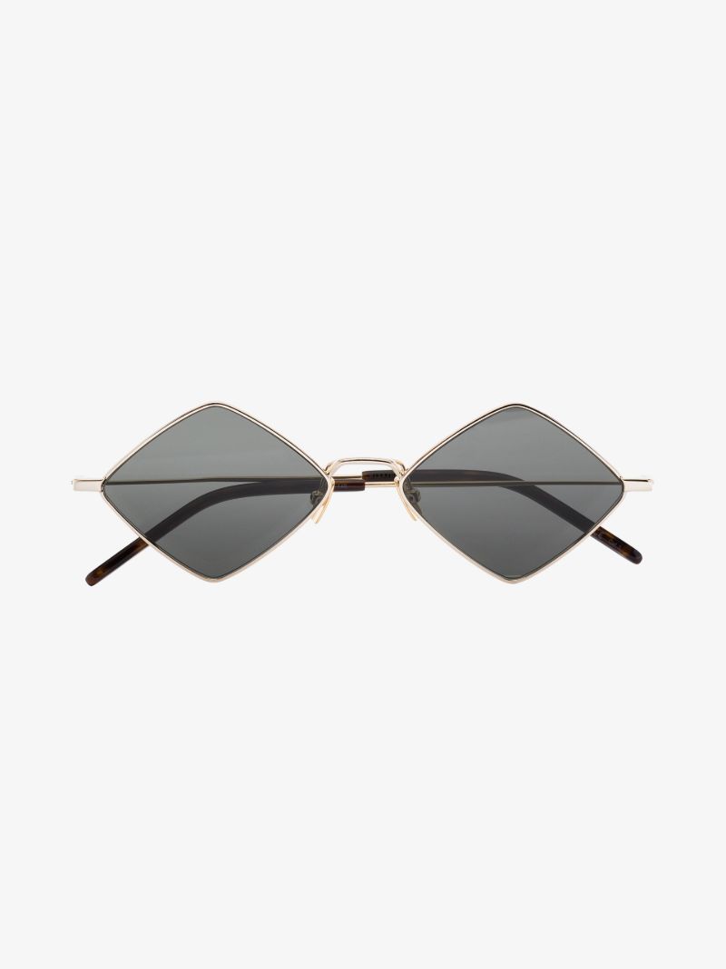 Gold Tone Lisa Diamond Frame Sunglasses