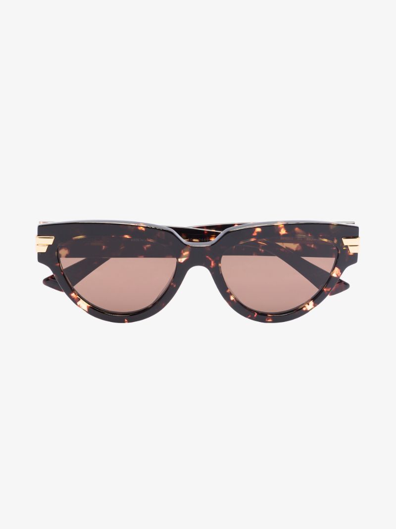 Brown Oversized Cat Eye Sunglasses