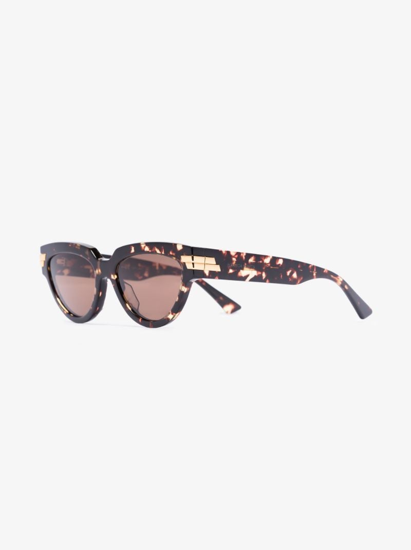 Brown Oversized Cat Eye Sunglasses
