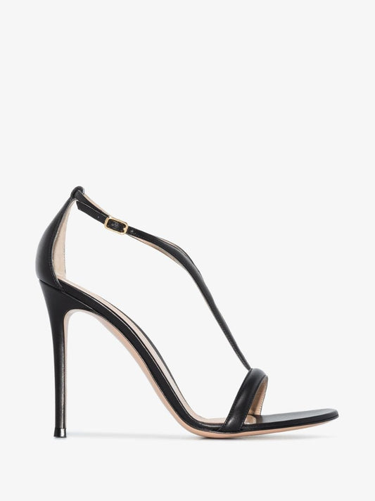Black Eiko 105 Leather Sandals