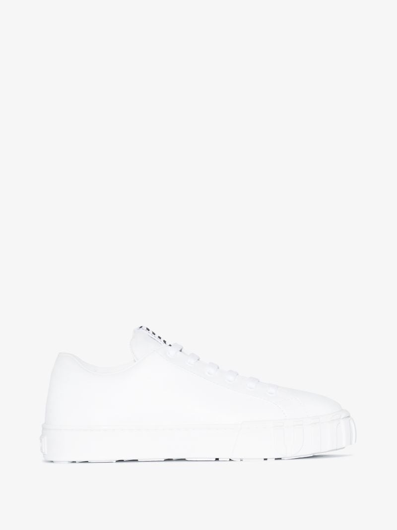 White Bumper Leather Sneakers