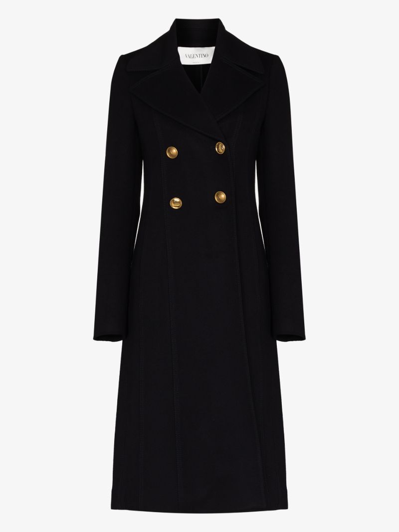 Compact Drap Double-breasted Coat