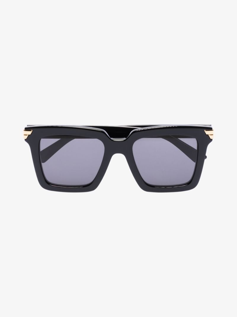 Black Oversized Square Sunglasses