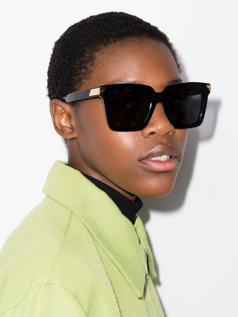Black Oversized Square Sunglasses