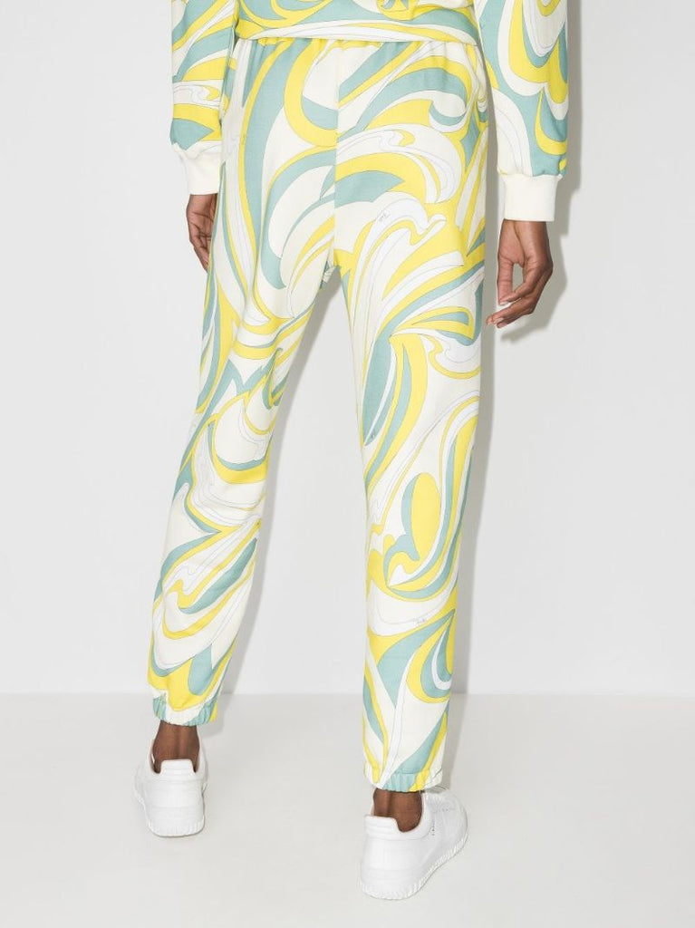 Vortici Print Cotton Sweatpants