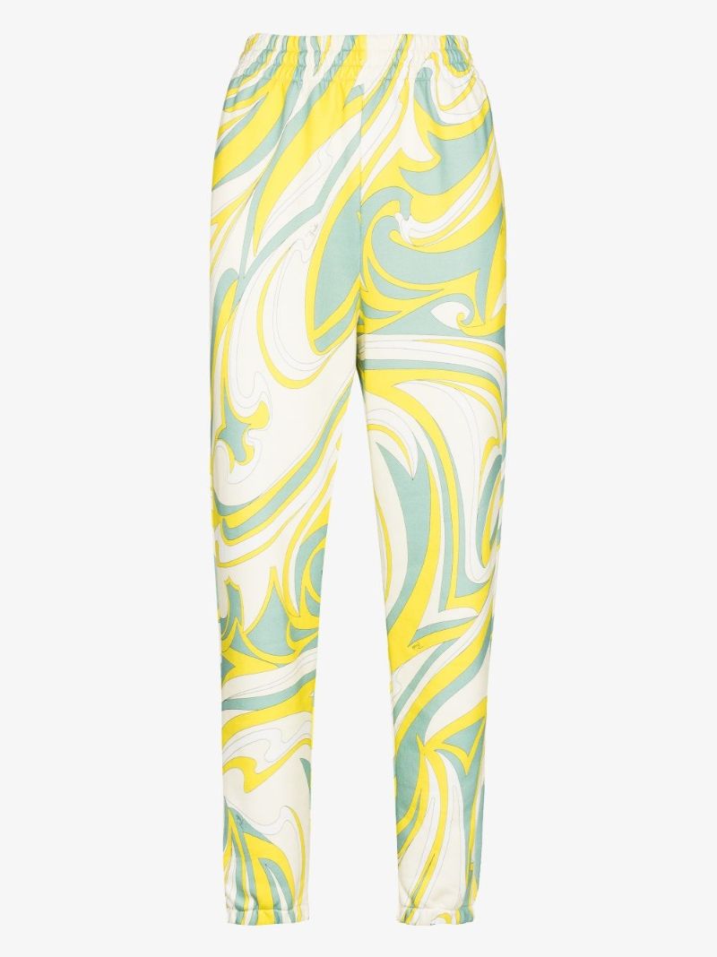 Vortici Print Cotton Sweatpants