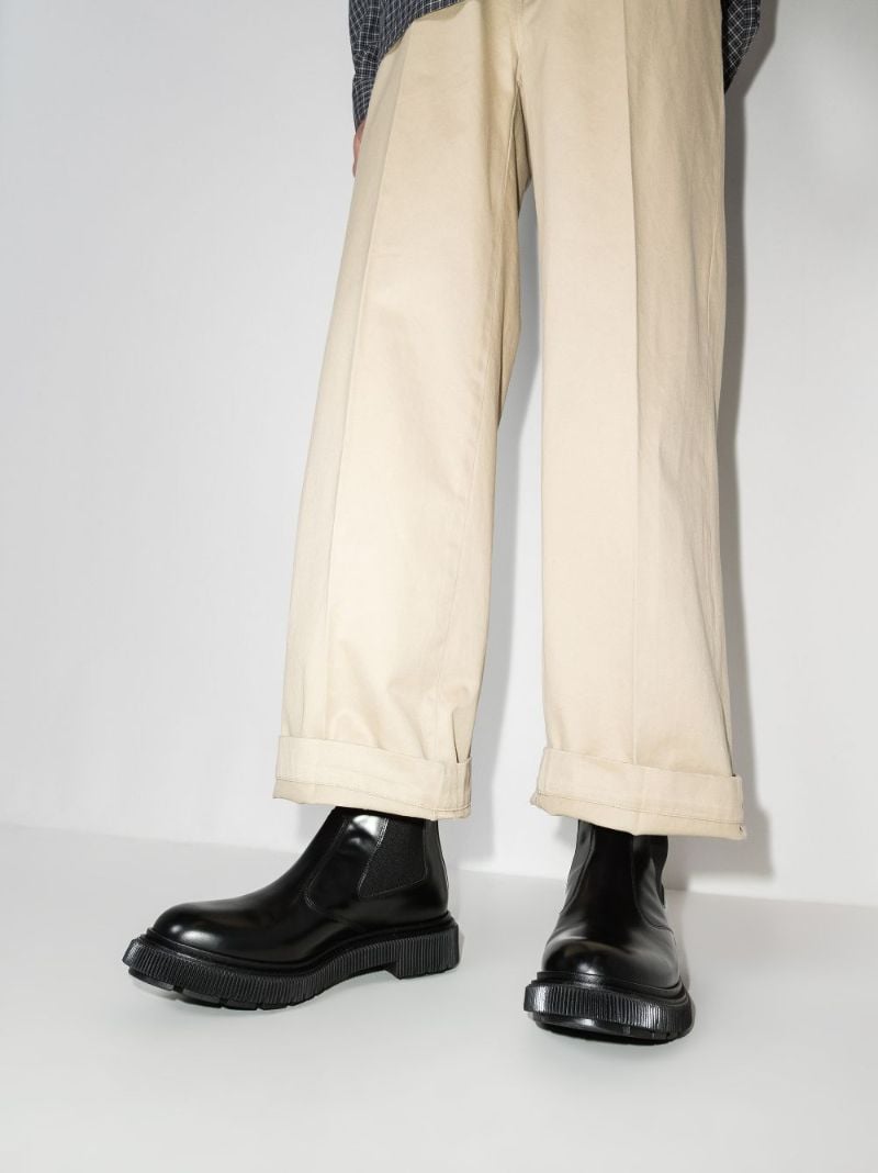 Black Type 156 Leather Chelsea Boots