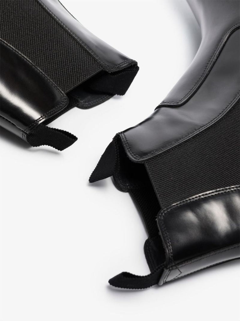 Black Type 156 Leather Chelsea Boots