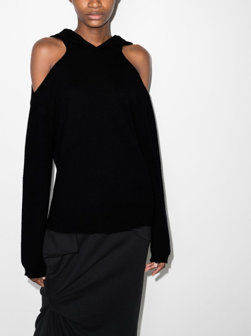 Juno Cutout Hooded Sweater