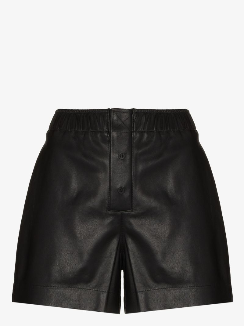 Maddy Leather Shorts