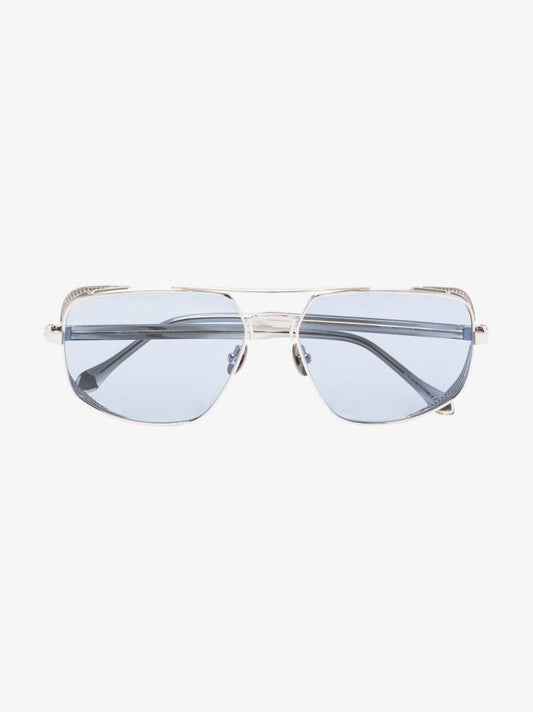 Silver Tone M3111 Aviator-style Sunglasses
