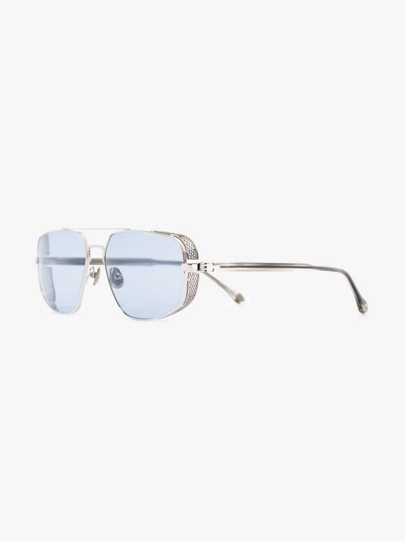 Silver Tone M3111 Aviator-style Sunglasses