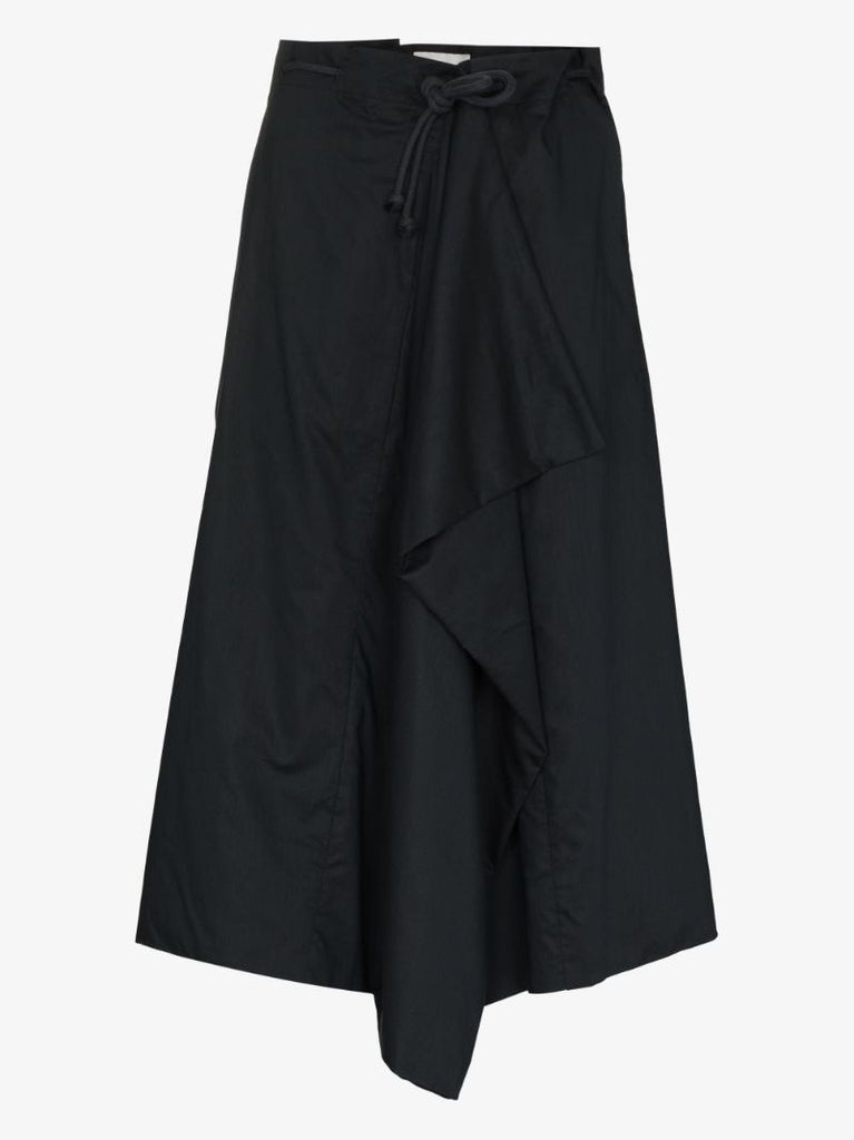 Ruffle-embellished Midi Skirt